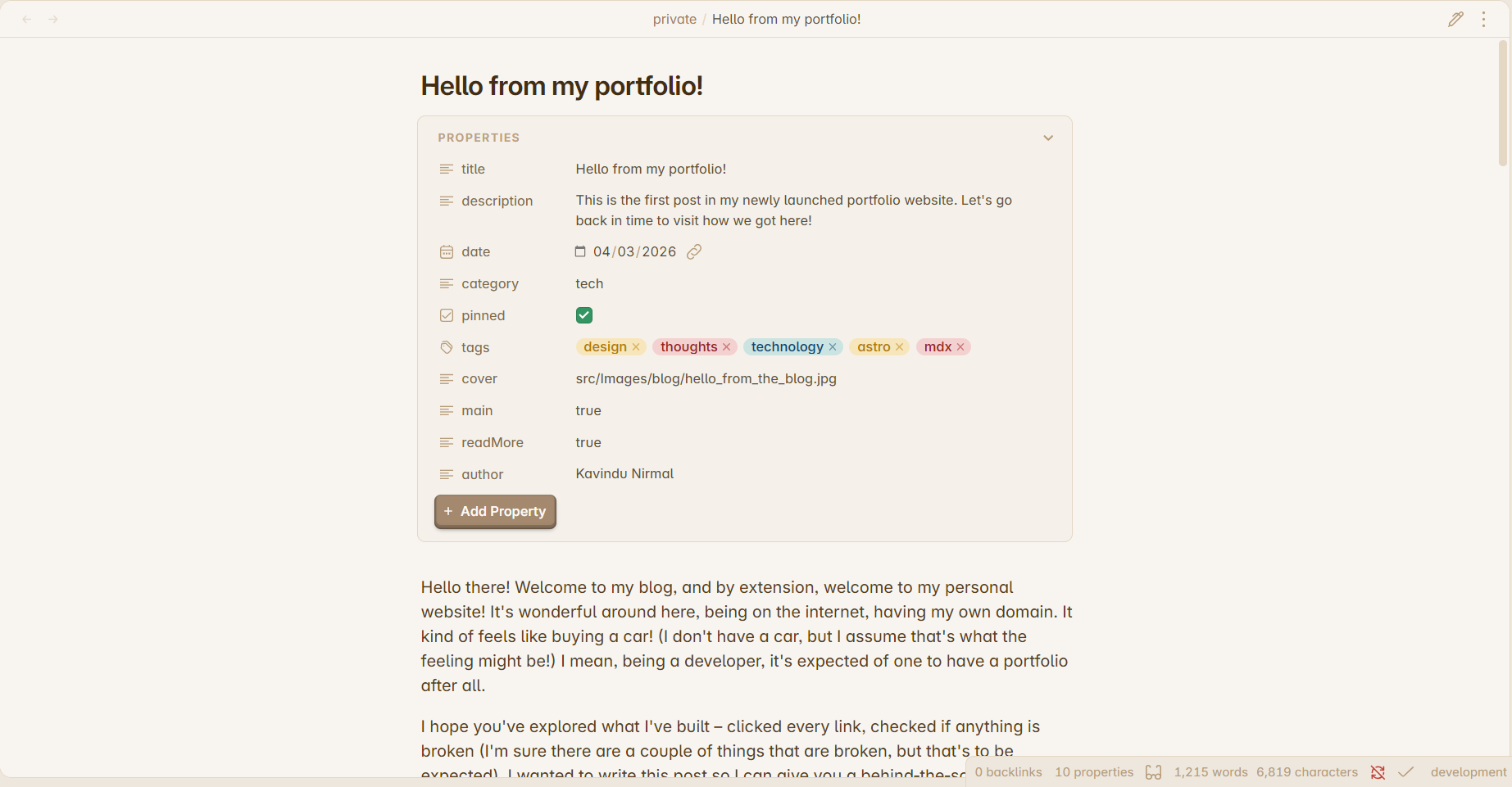 Obsidian Editor